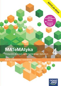 Picture of Nowa matematyka podręcznik klasa 4 liceum i technikum zakres podstawowy i rozszerzony EDYCJA 2024