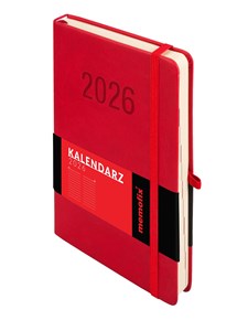 Picture of Kalendarz 2026 Memofix A5 DNS czerwony