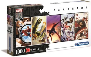 Obrazek Puzzle 1000 Panoramiczne Marvel 80 lat 39546