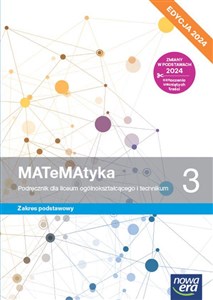 Picture of Nowa matematyka podręcznik klasa 3 liceum i technikum zakres podstawowy EDYCJA 2024