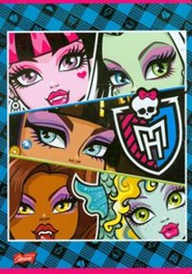 Obrazek Zeszyt A5 Monster High w trzy linie 16 kartek linia dwukolorowa