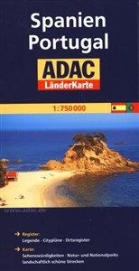 Picture of LanderKarte ADAC. Hiszpania, Portugalia mapa