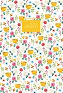 Picture of Notatnik ozdobny 64 strony linia Kwiaty żółty