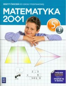 Picture of Matematyka 2001 5 Zeszyt ćwiczeń część 1 szkoła podstawowa