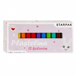 Obrazek Plastelina 12 kolorów Rabbit