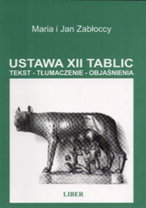 Picture of Ustawa XII tablic Tekst - Tłumaczenie - Objaśnienia