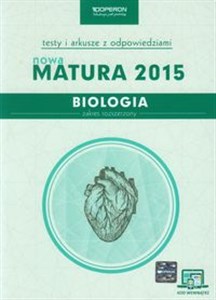 Obrazek Biologia Nowa Matura 2015 Testy i arkusze z odpowiedziami Zakres rozszerzony ze zdrapką