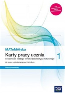 Picture of MATeMAtyka 1 Karty pracy ucznia Zakres podstawowy Szkoła ponadpodstawowa