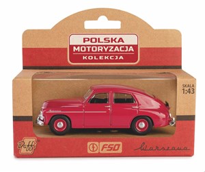 Picture of PRL Warszawa M20 bordowy w skali 1:43