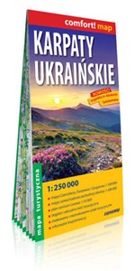 Obrazek Karpaty Ukraińskie; laminowana mapa turystyczna; 1:250 000