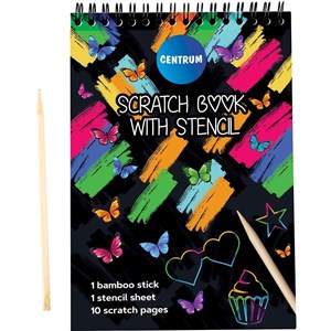 Obrazek Notes z wydrapywankami  z patyczkiem