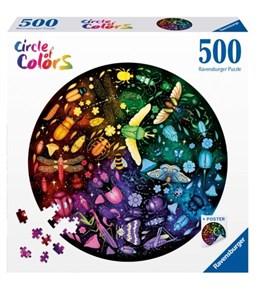 Picture of Puzzle 2D 500 Paleta kolorów. Insekty