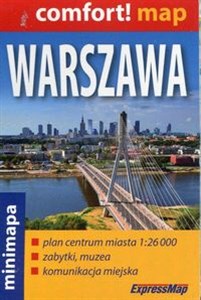 Picture of Comfort!map Warszawa 1:26 000 plan, mini 2018