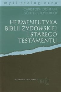 Obrazek Hermeneutyka Biblii żydowskiej i Starego Testamentu