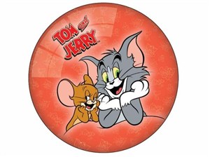 Obrazek Piłka licencyjna 23cm Tom i Jerry