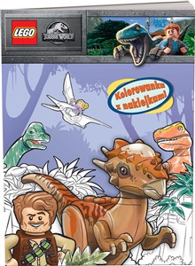 Obrazek Lego Jurassic World Kolorowanka Z Naklejkami