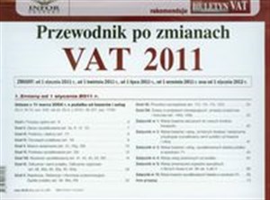 Obrazek VAT 2011 Przewodnik po zmianach