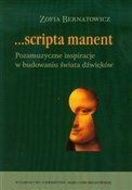 Scripta ma... - Zofia Bernatowicz -  Polish Bookstore 