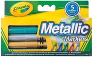 Obrazek Markery metaliczne Crayola 5 kolorów