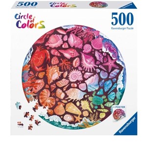 Obrazek Puzzle 2D 500 Paleta kolorów. Muszle