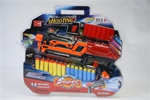 Obrazek Pistolet na strzałki z akcesoriami