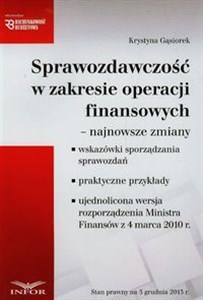 Picture of Sprawozdawczość w zakresie operacji finansowych najnowsze zmiany