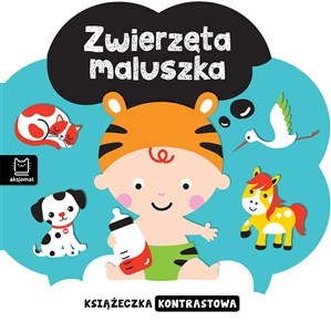 Obrazek Książeczka kontrastowa Zwierzęta maluszka