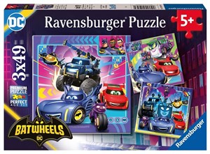Picture of Puzzle dla dzieci 2D 3x49 Batwheels