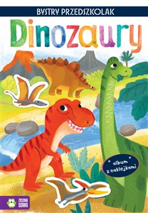 Picture of Bystry przedszkolak Album z naklejkami Dinozaury