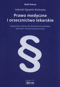 Picture of Prawo medyczne i orzecznictwo lekarskie Lekarski Egzamin Końcowy