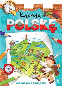Picture of Koloruję Polskę Malowanka z naklejkami