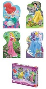 Picture of Puzzle 4x54 Księżniczki DINO