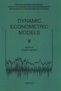 Picture of Dynamic econometric models 8