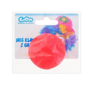 Obrazek Nos klauna z gąbki