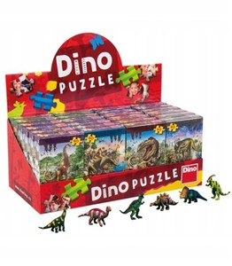 Picture of Puzzle 60 Dinozaury i figurka mix