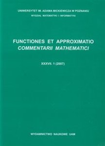 Picture of Functiones et approximatio 37.1