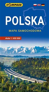 Obrazek Polska mapa samochodowa 1:650 000