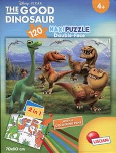 Picture of Puzzle dwustronne maxi Dobry dinozaur 120