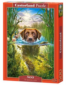 Obrazek Puzzle Swimming Dog 500
