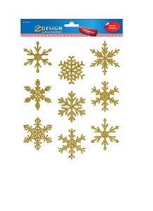 Picture of Naklejki foliowe - Złote gwiazdki na okno