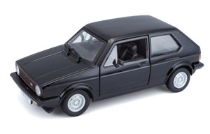 Obrazek BBURAGO MODEL  VOLKSWAGEN GOLF MK1 GTI 1979 BLACK 1:24