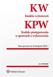 Obrazek Kodeks wykroczeń. Kodeks postępowania w sprawach o wykroczenia. Przepisy