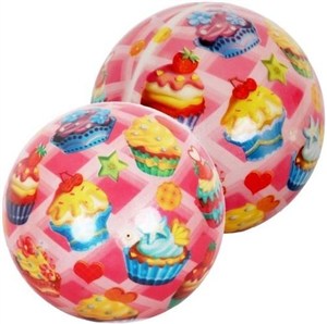 Obrazek John Piłka winylowa Babeczki 23 cm