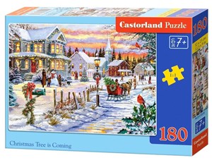 Obrazek Puzzle Christmas Tree is Coming 180