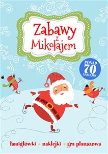 Picture of Zabawy z Mikołajem Łamigłówki, naklejki, gra planszowa