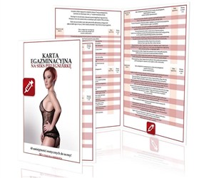 Picture of Karta egzaminacyjna na Seks Pielęgniarkę