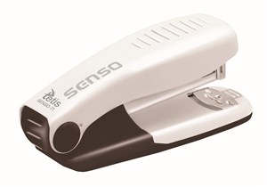 Obrazek Zszywacz metalowy 24/6-26/6 czarny Tetis 25 arkuszy