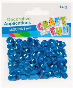 Picture of Cekiny metaliczne 8mm niebieski