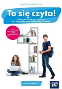 Picture of To się czyta! 1 Podręcznik do języka polskiego Branżowa szkoła 1 stopnia. Szkoła ponadpodstawowa