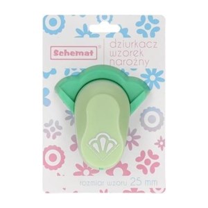 Obrazek Dziurkacz ozdobny narożny 25mm krople MIX